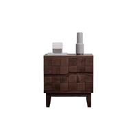 SFANIIX Comodini Moderni Comodino In Legno Massello Camera Da Letto Mobile Contenitore Tridimensionale A Secchiello Quadrato Comodino per Camera da Letto