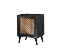 SFANIIX Comodini Moderni Comodino In Legno Massello Moderno E Minimalista Camera Da Letto Portaoggetti For La Casa Piccolo Scaffale Comodino per Camera da Letto(05)