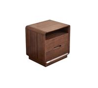 SFANIIX Comodini Moderni Comodino Nordico In Legno Massello Di Noce Nero Comodino Moderno E Semplice Armadio For La Conservazione Della Camera Da Letto Comodino per Camera da Letto