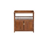 SFANIIX Mobile Buffet Armadietto da tè in legno Armadietto for stoviglie Credenza da cucina cinese Armadietto for vino Armadietto portaoggetti Credenza con Contenitore