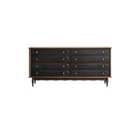 SFANIIX Mobile Buffet Armadietto portaoggetti retrò in legno massello for cucina, soggiorno, sala da pranzo Credenza con Contenitore