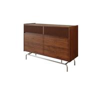 SFANIIX Mobile Buffet Credenza da parete for soggiorno con cassetti, veranda for la famiglia, credenza da pranzo retrò Credenza con Contenitore(120cm)