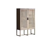SFANIIX Mobile Buffet Credenza in legno in stile Wabi-sabi, credenza for letto e colazione, credenza for soggiorno, credenza for ingresso Credenza con Contenitore