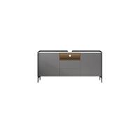 SFANIIX Mobile Buffet Credenza Soggiorno moderno e semplice Armadietto da cucina for piccolo appartamento stretto Armadietto da tè Armadietto da cucina Credenza con Contenitore