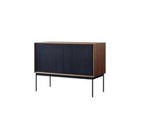 SFANIIX Mobile Buffet Mobiletto d'ingresso in legno massello da 100 cm, adatto for soggiorno e sala da pranzo. Credenza con Contenitore