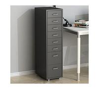 SFANIIX Mobiletto portadocumenti verticale in metallo con 8 cassetti for documenti legali/lettere/A4, mobiletto portaoggetti for ufficio domestico(MODEL A)