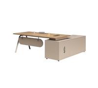 SFANIIX Scrivania per Ufficio Domestico Scrivania Da Capo, Moderna For Ufficio Manager/supervisore, Singola For CEO Tavolo Semplice e Moderno