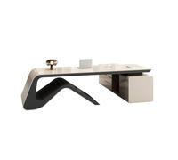 SFANIIX Scrivania per Ufficio Domestico Scrivania Da Ufficio, CEO, Dirigenziale, Direttore Generale, Moderna Tavolo Semplice e Moderno