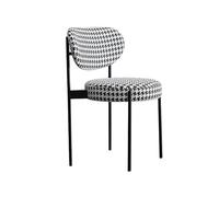 SFANIIX Sedia da Scrivania Sedia da pranzo moderna e semplice for la casa, sedia hotel, caffè, con schienale leggero di lusso for il trucco
