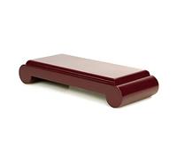 SFANIIX Supporto a Piedistallo Base for Vaso in Legno Espositore for Piante in Vaso Base for Statua in Pietra Supporto for Base in Legno Rettangolare in Legno Base per Esposizione Piante(XL)