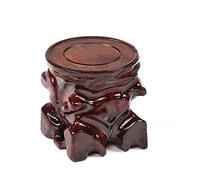 SFANIIX Supporto a Piedistallo Intaglio del Legno Decorazione Artigianale Base in Legno massello Teiera Vaso Tavolo da Esposizione Staffa for mensola Bonsai Base per Esposizione Piante