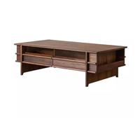 SFANIIX Tavolo Centrale Moderno Tavolino da caffè contenitore semplice e moderno in legno for piccoli appartamenti, tavolino da caffè contenitore multifunzionale Tavolino da Caffè(130cm)