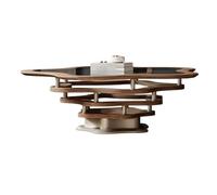 SFANIIX Tavolo Centrale Moderno Tavolino da caffè in legno for soggiorno, casa, piccolo appartamento, contenitore, decorazione artistica, tavolo da tè, personalità, tavolo creativo Tavolino da Caffè