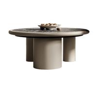 SFANIIX Tavolo Centrale Moderno Tavolino da caffè moderno in legno for soggiorno, casa, piccolo appartamento, tavolino da caffè rotondo artistico Tavolino da Caffè