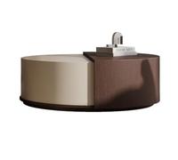 SFANIIX Tavolo Centrale Moderno Tavolino da caffè rotondo for camera da letto, soggiorno, casa, moderno, girevole, contenitore, decorativo Tavolino da Caffè