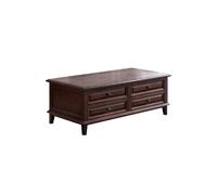 SFANIIX Tavolo Centrale Moderno Tavolino in legno Soggiorno portaoggetti con quattro cassetti Mobili for la casa Tavolino da Caffè