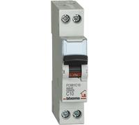 SFC881C10 FP Btdin45 Interruttore, Magnetotermico, C10, 1P+N, 1 M, 4500 A, 10 A