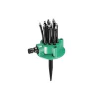 SFCNCVBTBX 1-10 pezzi irrigatori da giardino automatici a 360 gradi for irrigazione di erba e prato, ugello rotante, sistema for acqua, forniture(Green-1PC)