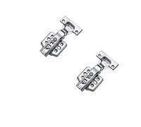 SFCNCVBTBX 2/10 cerniere for mobili in acciaio inossidabile, idrauliche for porte con chiusura ammortizzata, nascoste viti(Half Overlay - 2PCS)