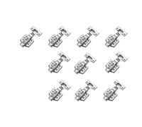 SFCNCVBTBX 2/10 cerniere for mobili in acciaio inossidabile, idrauliche for porte con chiusura ammortizzata, nascoste viti(Half Overlay - 10PCS)