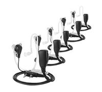 SFCNCVBTBX 5 Pezzi Di Cuffie Adatte For Ricetrasmettitore Walkie Talkie, for Tubo Ad Aria PTT, Auricolari Radio A 2 Pin Adatti For Kenwood For Baofeng UV 5R Auricolari walkie-talkie