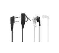 SFCNCVBTBX Auricolare for microfono PTT a 2 pin adatto for acusticot For Baofeng for tubo d'aria, auricolare for radio walkie-talkie anti-radiazioni t For EMF Auricolari walkie-talkie