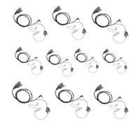 SFCNCVBTBX Auricolare Walkie-talkie Adatto For Kirisun C65 W65, 1 Pin, 3,5 Mm, Microfono PTT, Radio Bidirezionale, Presa For Polizia, for Tubo Dell'aria, Confezione Da 10 Auricolari walkie-talkie