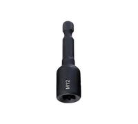 SFCNCVBTBX Barra di prolunga for adattatore for presa maschio a vite più solida, gambo esagonale da 1/4 pollice for trapano elettrico M6-M14, produzione stampi fai te Presa di corrente(M12)