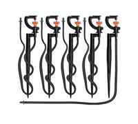 SFCNCVBTBX Irrigatore a goccia rotante a 360 gradi, 5 pezzi, con picchetto, tubo flessibile da 4/7 mm, ugelli for irrigazione giardino, prato(Dx5pcs)