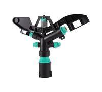 SFCNCVBTBX Pistola for irrigazione a pioggia con filettatura femmina da 1 pollice, 360°, 2/3/4 ugelli, grande spruzzo, giardino, agricoltura, fattoria, del prato Ugello per prato(4 nozzle)