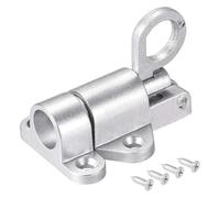 SFCNCVBTBX Serratura a molla multiuso for porte e finestre, chiusura automatica autobloccante, meccanismo di sicurezza a rimbalzo durevole con anello serratura della porta(Silver)