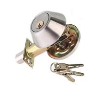 SFCNCVBTBX Serratura invisibile for porta domestica, serratura rotonda a faccia singola, antifurto in acciaio inossidabile for porte interne in legno serratura della porta