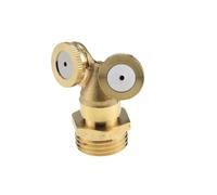 SFCNCVBTBX Ugello nebulizzatore da 1/2" Raccordo for in ottone for tubo flessibile for Irrigatore for acqua regolabile for irrigazione del prato giardino(2 nozzles)