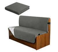 Sfcover Copri Cuscini Per Divano Copri Impermeabile Dinette Camper Coprisedili Copertura Superiore Per Camper Caravan Cushion Covers Telo Copridivano (dark grey,U-shape)