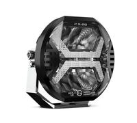 SFDSG Faro principale Barra Luminosa Lavoro Per Auto Lampada Guida 12V 24V Faretto DRL Color Ambra Per Camion Barca Trattore Fuoristrada 4x4 SUV ATV luce anteriore(Abmer DRL)