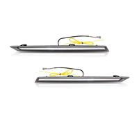 SFDSG Indicatore Direzione Adattatore Cablaggio DRL Bianco Luci Direzione Anteriori Cofano Motore Dell'auto LED Ambra Sequenziali Per Toyota Per RAV4 2019 2020 2021(Clear)