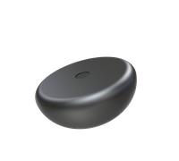 SFERA-7 FS Sfera decorativa in vetro color fumè satinato per modelli Kira diametro 22cm h10cm