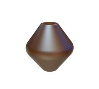SFERA-8 BRS Sfera decorativa in vetro color bronzo satinato per modelli Kira diametro 18cm h18cm