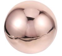 Sfera a specchio con globo in garza, sfera in acciaio inossidabile lucidato,