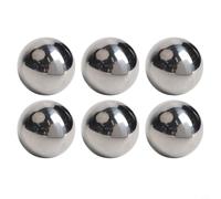 Sfera a specchio da 51 mm, set da 6 pezzi, riflettente, per decorazione a | 100 mm di diametro, specchio per la superficie, resistente alle intemperie, ideale come solitario in aiuola