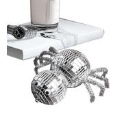 Sfera a specchio, forma di ragno, decorazione da tavolo, per compleanno, ballo, Natale, matrimonio, festa