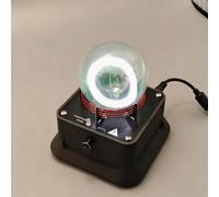 Sfera al Plasma da Tavolo, Dispositivo Luminoso in Vetro da 13 Cm, Anello al Plasma, Sfera in Vetro allo Xeno, per Decorazioni per Feste, Regalo Scientifico