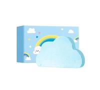 Sfera da bagno arcobaleno, sicura e colorata a forma di nuvola, gioco da bagno per bambini, per ragazze, amici, vasca da bagno, giardino, piscina, casa, tempo libero, famiglia, intrattenimento
