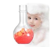 Sfera da bagno schiumogena, palla frizzante a cambiamento di colore, bottiglia da bagno portatile e sicuro, giocattolo educativo scientifico, regalo divertente per compleanno, Natale, San Va