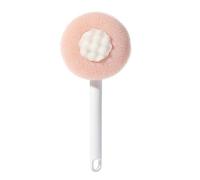 Sfera da bagno super morbida a forma di girasole, spazzola da bagno 2 in 1 con manico lungo, spazzola telescopica a doppio lato, spazzola per doccia per il corpo, massaggi, per la pulizia del bagno