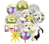 Sfera da discoteca, decorazione con anello 80