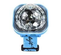 Sfera da discoteca luminosa - Miniball luminosa da discoteca, sfera, orologio con luci da discoteca LED attivate dal suono - braccialetto USB ricaricabile per la casa e l'auto, funziona a