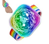 Sfera da discoteca luminosa - orologio a LED con luce, da discoteca USB, effetto festivo | cinturino di illuminazione, illuminazione portatile, serata, festa, danza, decorati musicali