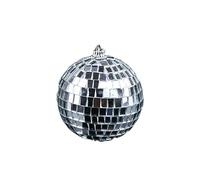 Sfera da Discoteca Specchio 20cm, Palla Riflettente Argento | Festa da Ballo e Matrimonio, Costruzione Solida, Effetto Brillante, 1 Pezzo