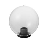 SFERA DA GIARDINO TRASPARENTE GLOBO LAMPIONCINO DA PALO D.250mm ATTACCO E27